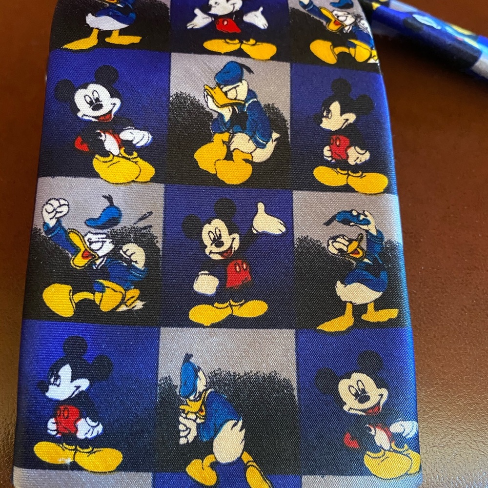 🎁3 for $30 - Hand Sewn Mickey Mouse & Donald Duck Neck Tie